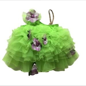 Revolution Dance Lime Green Flower Patch Ballet Tutu SC